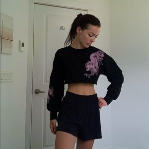 Tiger mist - dropped dragon crew neck